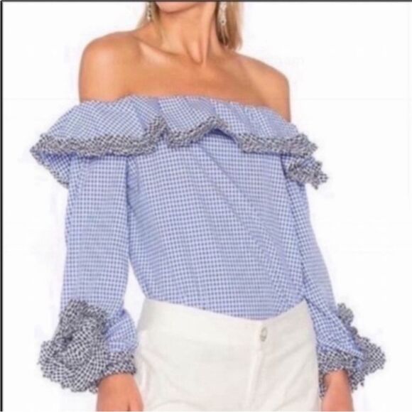 Alexis Regine Blouse Off Shoulder Top large - Picture 1 of 13